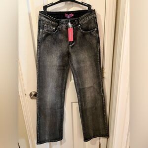 Dark gray wash jeans